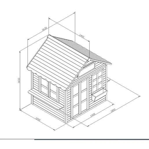 Casita De Madera Flam - Imagen 5